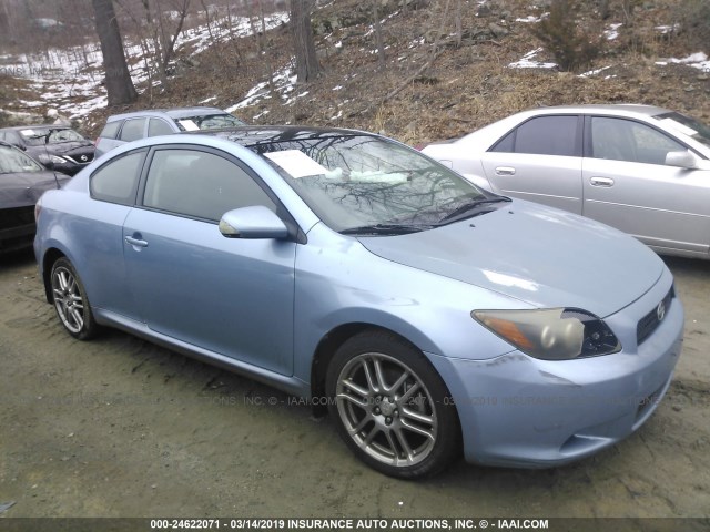JTKDE167X80233059 - 2008 TOYOTA SCION TC Light Blue photo 1