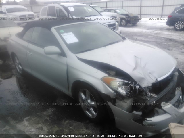 4T1FA38P44U038660 - 2004 TOYOTA CAMRY SOLARA SE/SLE SILVER photo 1