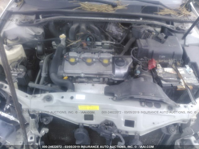 4T1FA38P44U038660 - 2004 TOYOTA CAMRY SOLARA SE/SLE SILVER photo 10