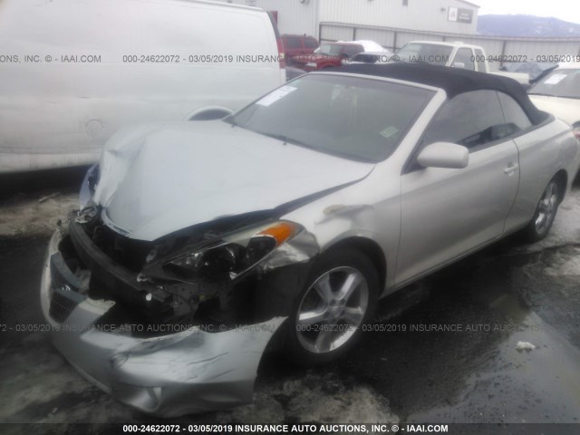 4T1FA38P44U038660 - 2004 TOYOTA CAMRY SOLARA SE/SLE SILVER photo 2