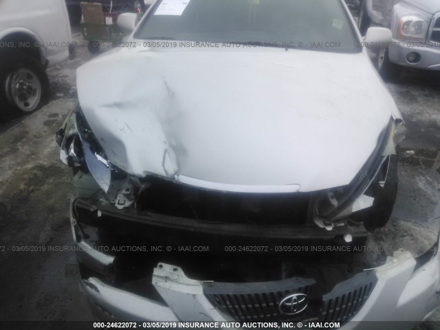 4T1FA38P44U038660 - 2004 TOYOTA CAMRY SOLARA SE/SLE SILVER photo 6