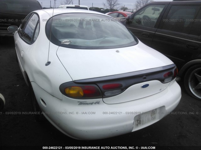 1FALP52U9VG276557 - 1997 FORD TAURUS GL WHITE photo 3