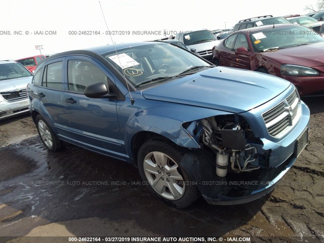 1B3HB48B87D219495 - 2007 DODGE CALIBER SXT BLUE photo 1