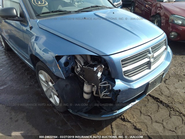 1B3HB48B87D219495 - 2007 DODGE CALIBER SXT BLUE photo 6