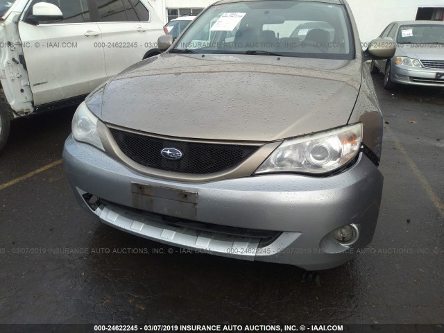 JF1GH63618H827180 - 2008 SUBARU IMPREZA OUTBACK SPORT GOLD photo 6