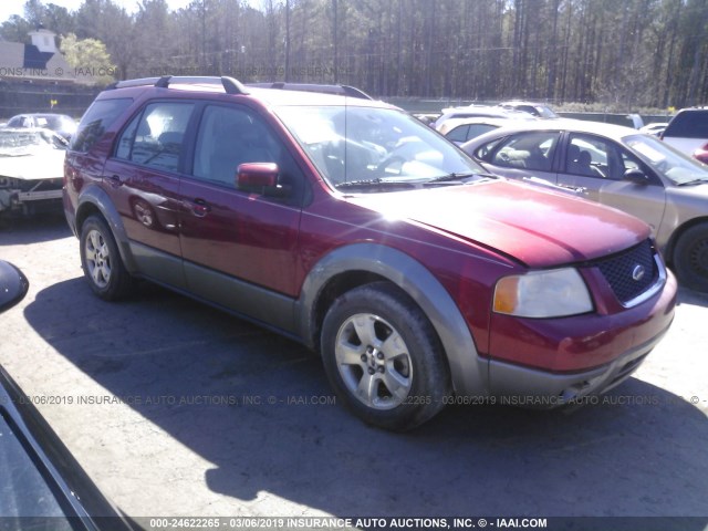 1FMZK02136GA13909 - 2006 FORD FREESTYLE SEL RED photo 1