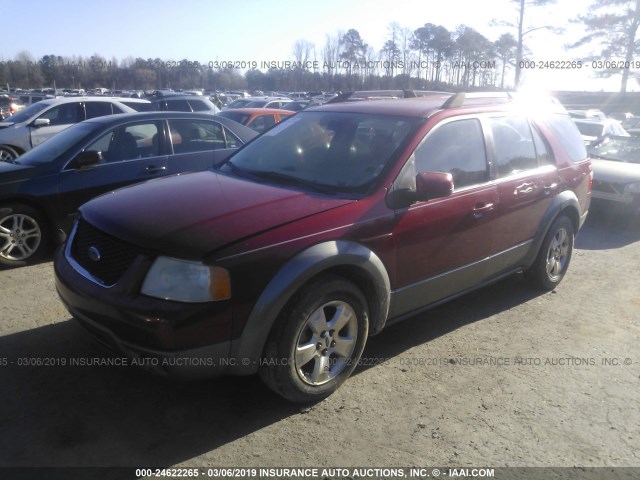 1FMZK02136GA13909 - 2006 FORD FREESTYLE SEL RED photo 2