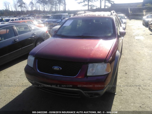 1FMZK02136GA13909 - 2006 FORD FREESTYLE SEL RED photo 6