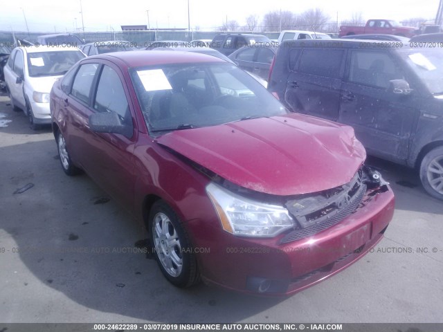 1FAHP36N79W211571 - 2009 FORD FOCUS SES RED photo 1