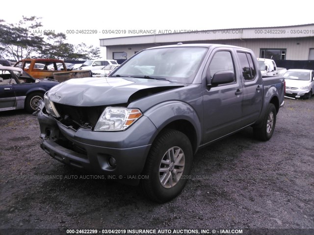 1N6AD0EV1GN731866 - 2016 NISSAN FRONTIER S/SV/SL/PRO-4X GRAY photo 2