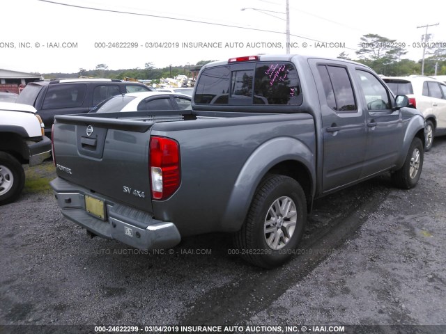 1N6AD0EV1GN731866 - 2016 NISSAN FRONTIER S/SV/SL/PRO-4X GRAY photo 4