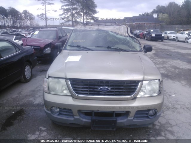 1FMZU63K42ZD00033 - 2002 FORD EXPLORER XLT Champagne photo 6