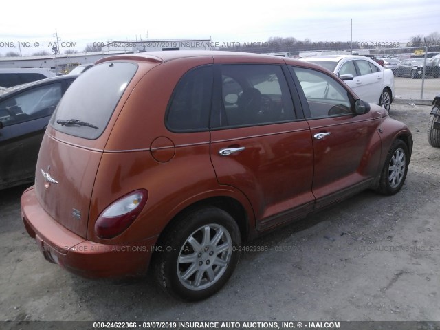 3A4FY58B87T575623 - 2007 CHRYSLER PT CRUISER TOURING ORANGE photo 4