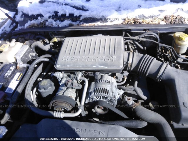 1J8GW68J92C180330 - 2002 JEEP GRAND CHEROKEE OVERLAND GRAY photo 10