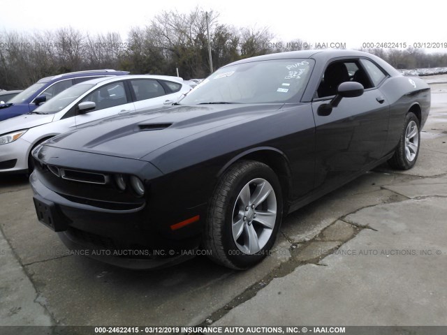 2C3CDZAG8JH294508 - 2018 DODGE CHALLENGER SXT BLACK photo 2