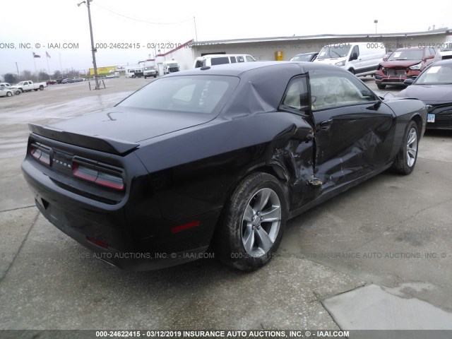 2C3CDZAG8JH294508 - 2018 DODGE CHALLENGER SXT BLACK photo 4