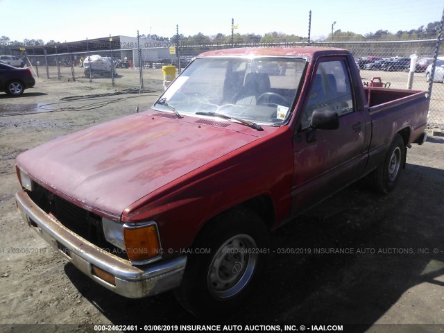 JT4RN50R1H0231425 - 1987 TOYOTA PICKUP 1/2 TON RN50 RED photo 2