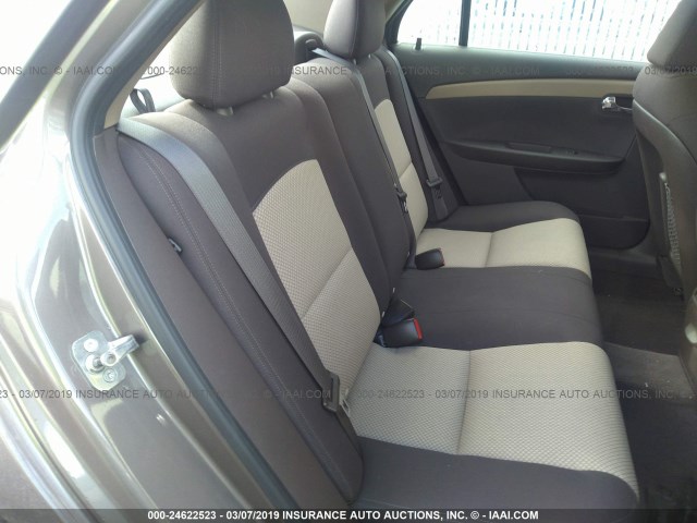 1G1ZB5E18BF325603 - 2011 CHEVROLET MALIBU LS GOLD photo 8