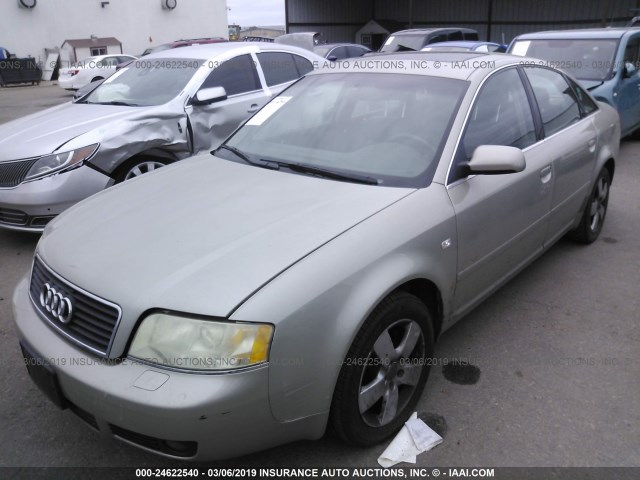 WAUJT64B83N045587 - 2003 AUDI A6 3 BEIGE photo 2