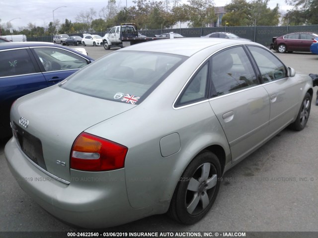 WAUJT64B83N045587 - 2003 AUDI A6 3 BEIGE photo 4