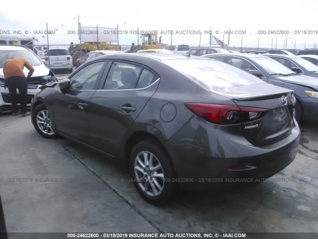 JM1BM1V74E1106820 - 2014 MAZDA 3 TOURING GRAY photo 3