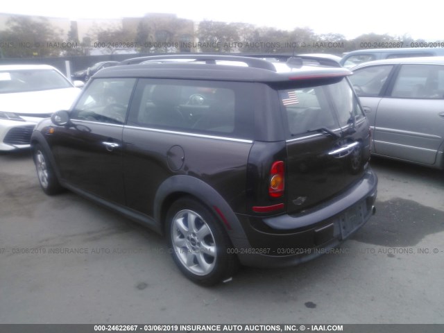 WMWML33529TP97121 - 2009 MINI COOPER CLUBMAN BROWN photo 3