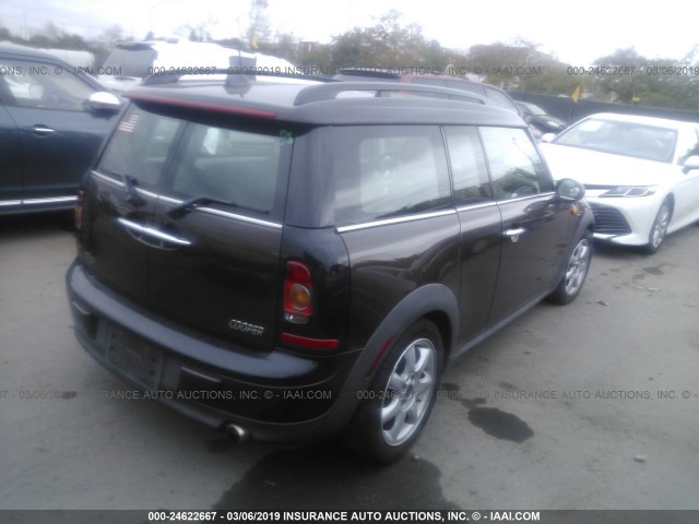 WMWML33529TP97121 - 2009 MINI COOPER CLUBMAN BROWN photo 4