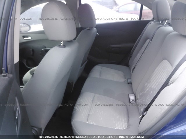 1G1JA5SH2C4195946 - 2012 CHEVROLET SONIC LS 蓝色 照片 8