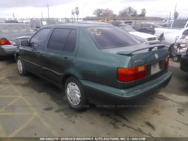 3VWRA81HXTM067758 - 1996 VOLKSWAGEN JETTA GL GREEN photo 3