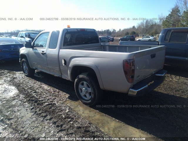 1GTDT196758104208 - 2005 GMC CANYON Champagne photo 3