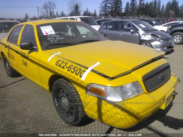 2FABP7BV7BX173191 - 2011 FORD CROWN VICTORIA POLICE INTERCEPTOR YELLOW photo 1