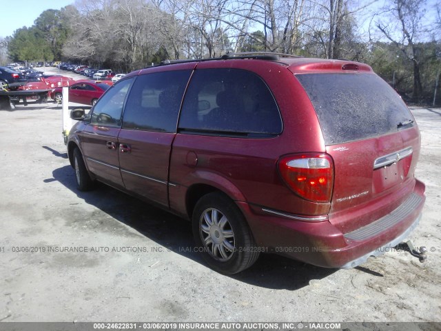 2C4GP54L55R122295 - 2005 CHRYSLER TOWN & COUNTRY TOURING RED photo 3