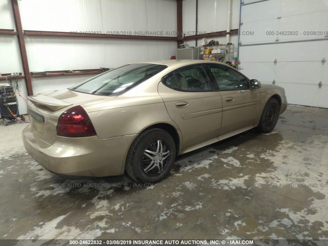 2G2WP522451172551 - 2005 PONTIAC GRAND PRIX GOLD photo 4