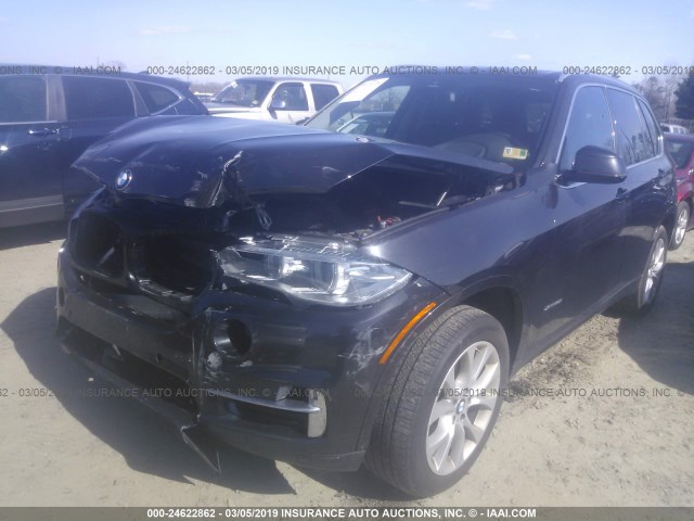 5UXKR6C55E0C02866 - 2014 BMW X5 XDRIVE50I BLACK photo 2