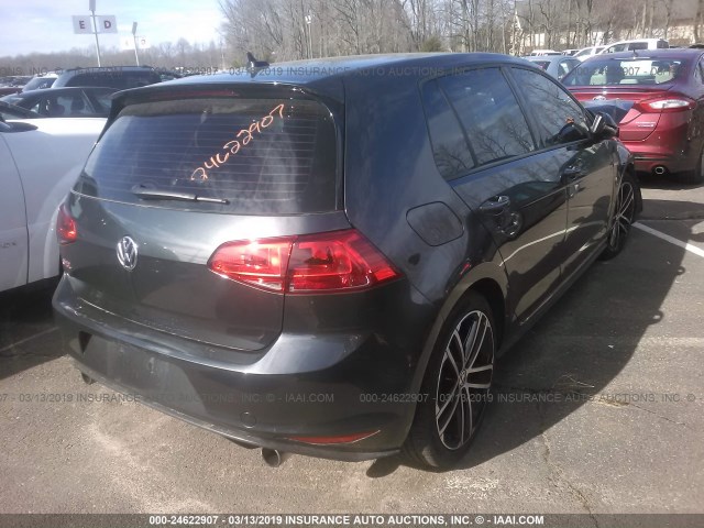 3VW447AU6HM037947 - 2017 VOLKSWAGEN GTI S/SE/AUTOBAHN BLACK photo 4