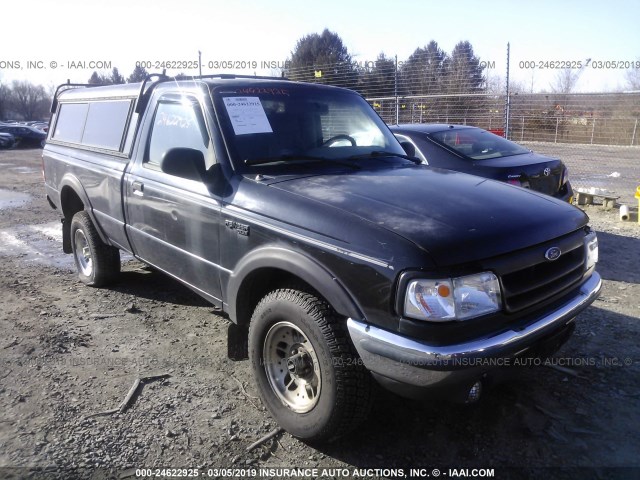 1FTCR11X9RTA86926 - 1994 FORD RANGER BLACK photo 1