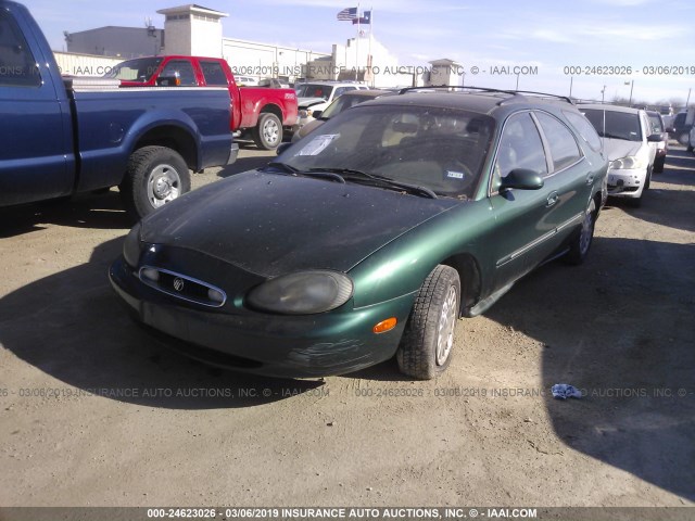 1MEFM58U0XG647498 - 1999 MERCURY SABLE GS/LS GREEN photo 2