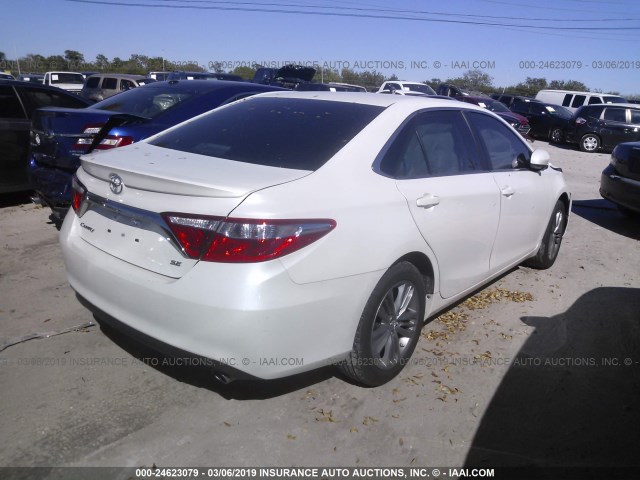 4T1BF1FK8HU369209 - 2017 TOYOTA CAMRY LE/XLE/SE/XSE თეთრი ფოტო 4