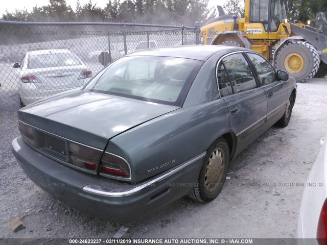 1G4CW52K8W4661456 - 1998 BUICK PARK AVENUE  GREEN photo 4