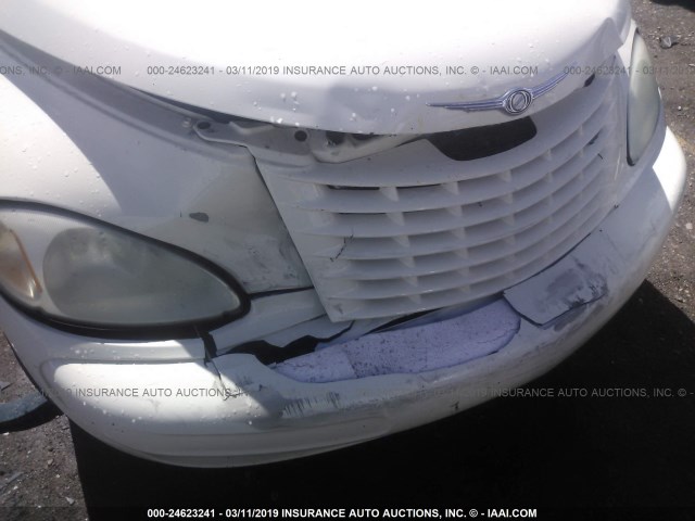 3C4FY58B85T630722 - 2005 CHRYSLER PT CRUISER TOURING WHITE photo 6