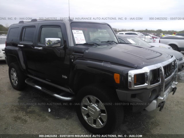 5GTEN53E188199576 - 2008 HUMMER H3 X BLACK photo 1