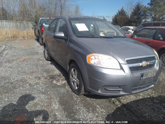 KL1TD56E09B302415 - 2009 CHEVROLET AVEO LS/LT ნაცრისფერი ფოტო 6