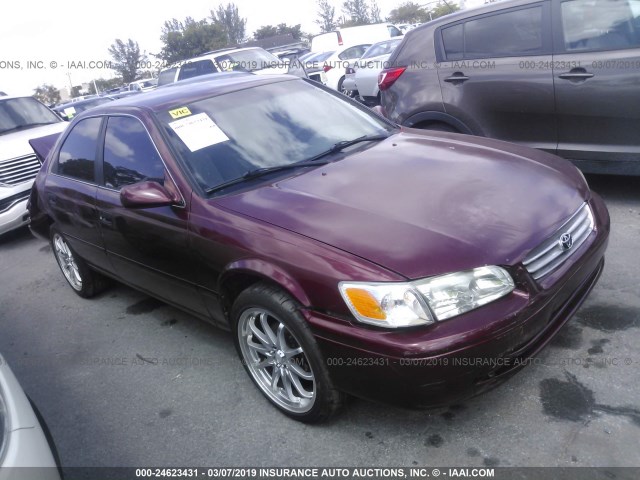 4T1BG22K71U785928 - 2001 TOYOTA CAMRY CE/LE/XLE MAROON photo 1