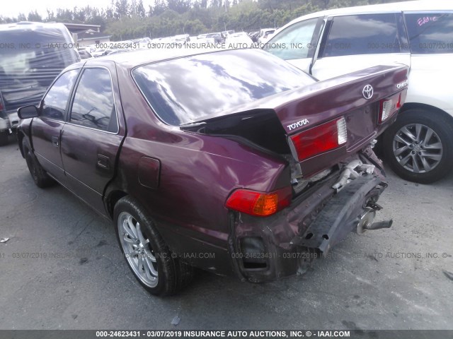 4T1BG22K71U785928 - 2001 TOYOTA CAMRY CE/LE/XLE MAROON photo 3