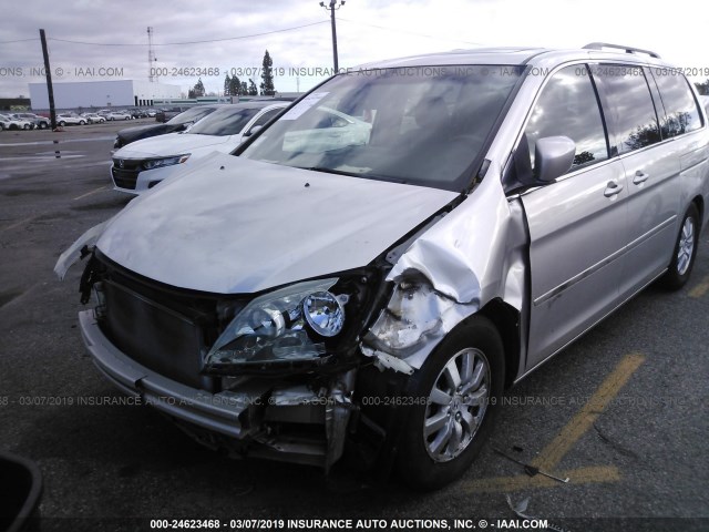 5FNRL38738B064533 - 2008 HONDA ODYSSEY EXL SILVER photo 2