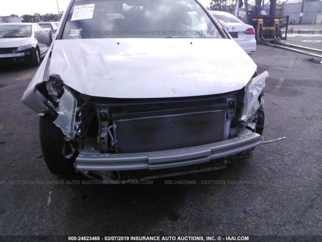 5FNRL38738B064533 - 2008 HONDA ODYSSEY EXL SILVER photo 6