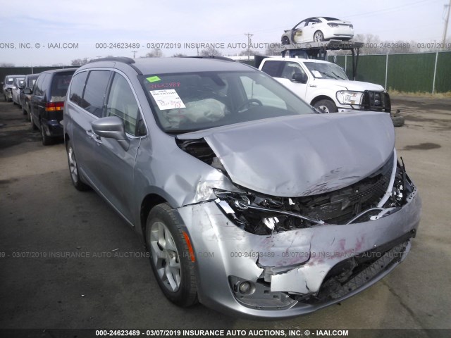 2C4RC1BG0HR816044 - 2017 CHRYSLER PACIFICA TOURING L ვერცხლისფერი ფოტო 1