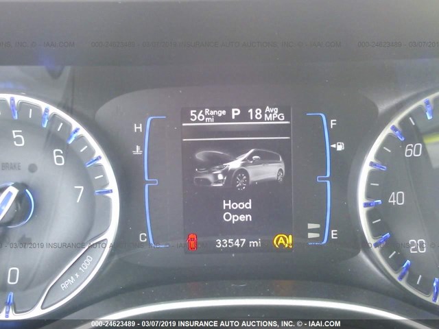 2C4RC1BG0HR816044 - 2017 CHRYSLER PACIFICA TOURING L ვერცხლისფერი ფოტო 7