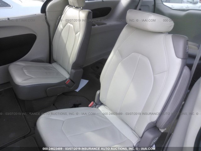 2C4RC1BG0HR816044 - 2017 CHRYSLER PACIFICA TOURING L ვერცხლისფერი ფოტო 8