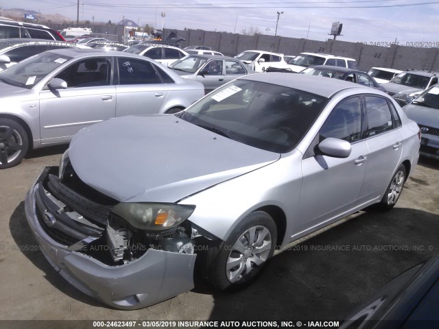 JF1GE61609H500184 - 2009 SUBARU IMPREZA 2.5I SILVER photo 2